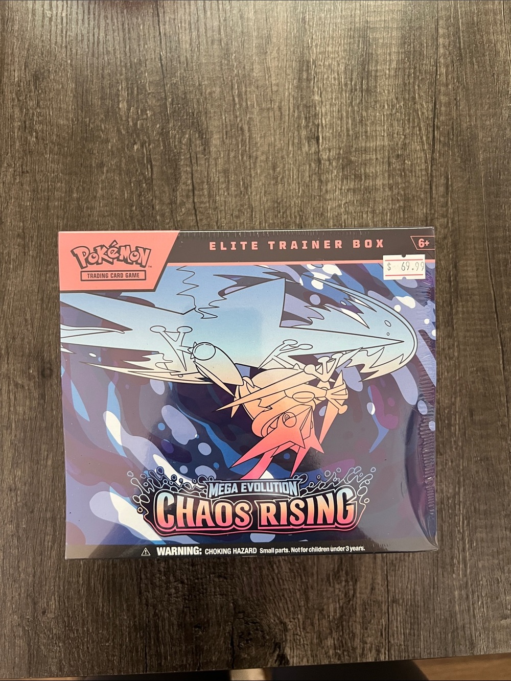 Pokemon Chaos Rising Elite Trainer Box - Blue, Purple, Pink